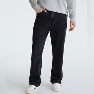 Aeropostale Black Baggy Stretch Denim Jeans
